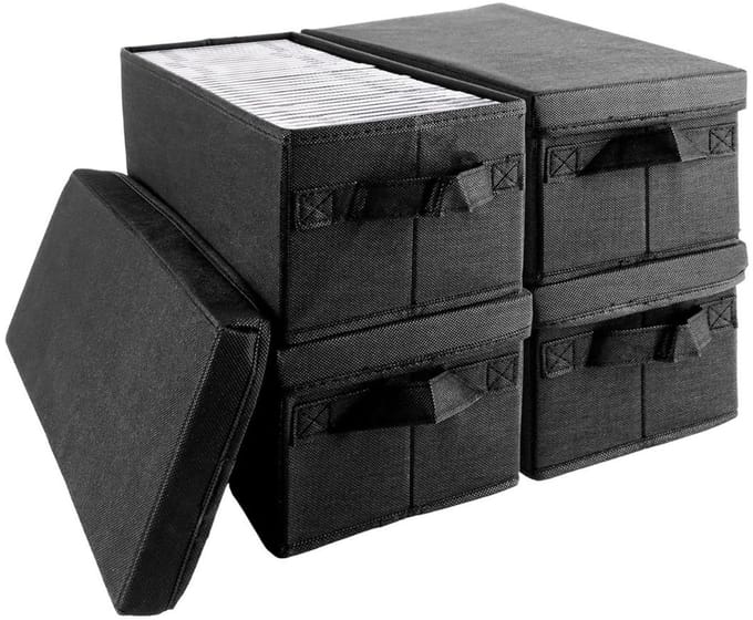 MKSS® CD Opbergdoos - CD Opbergsysteem - CD Opbergmap - Zwart