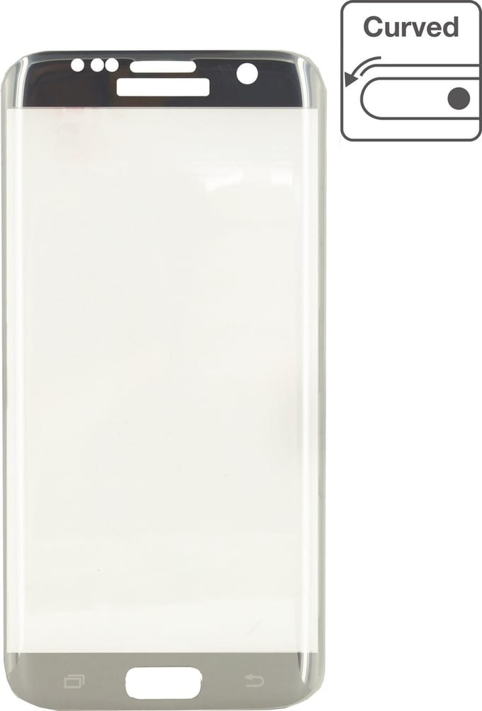 Mobilize Screenprotector geschikt voor Samsung Galaxy S7 Edge Glazen | Mobilize Premium Screenprotector - Zilver