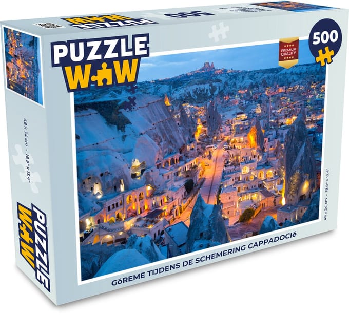 Puzzel Steden - Turkije - Cappadocië - Legpuzzel - Puzzel 500 stukjes