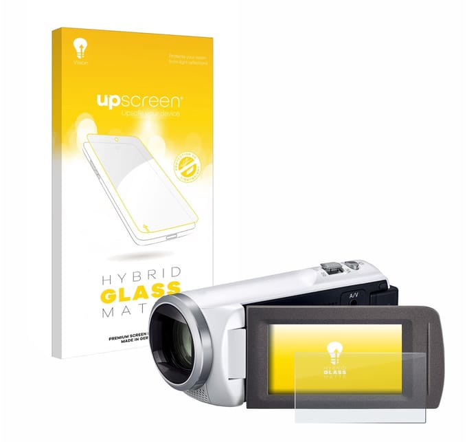 upscreen - Screenprotector voor Panasonic HC-V480MS - Folie Beschermfolie Beschermglas matte