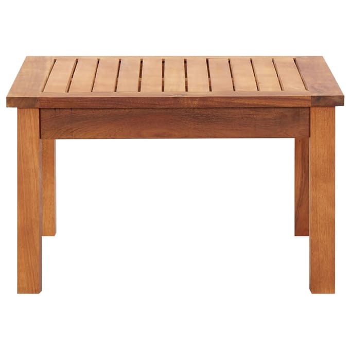 vidaXL Tuin tafel Massief acaciahout - Bruin, 60 x 60 x 36 cm