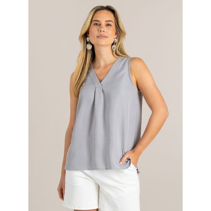 IVY BEAU Geneva Tops - Grey - maat 38