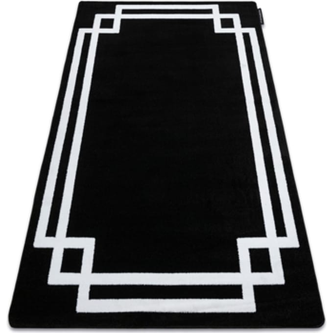 Kleden Rugsx Tapijt HAMPTON Lux zwart 160x220 cm