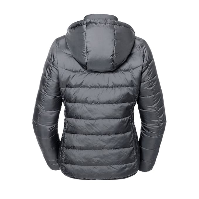 Russell Dames/dames Hooded Nano Gewatteerd Jasje (Strijkijzer)