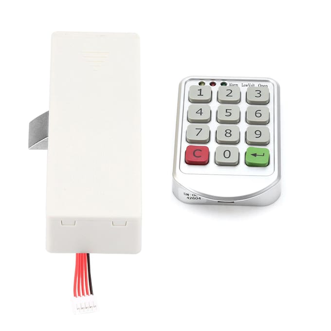Intelligent Digitaal Elektronisch Wachtwoord Toetsenbord Nummer Kastdeur Code Sloten white