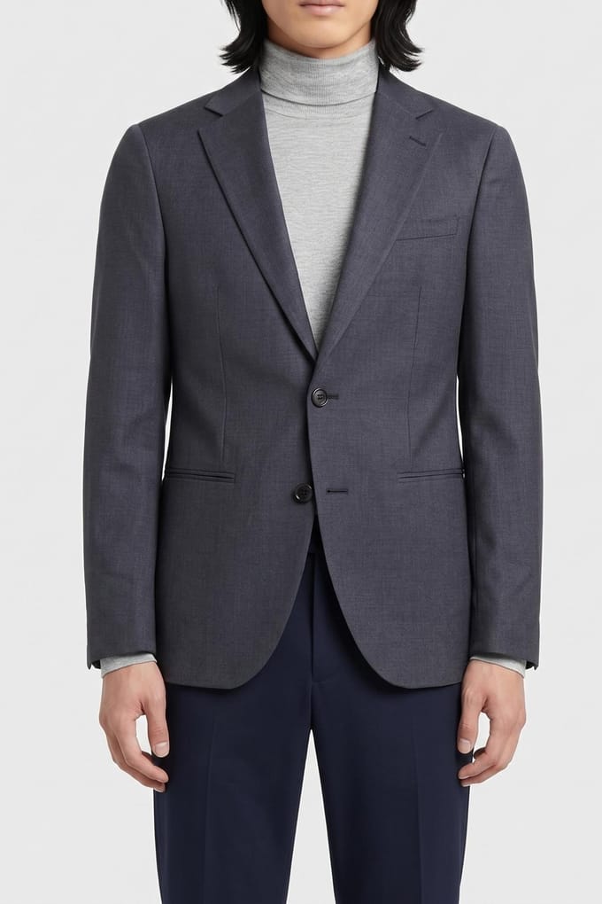 Reiss Formal Linen Jacket Airforce Blue Größe: 44 | Blazer Outlet | Herren | Weiß