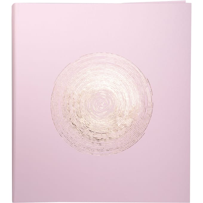 Fotoalbum Exacompta 29x32cm 60 witte pagina's Ellipse roze