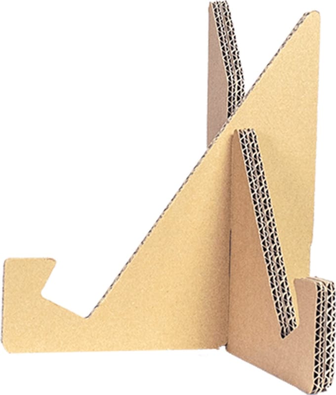 Kartonnen boekenstandaard - 17x21x25 cm - Boekenhouder - KarTent