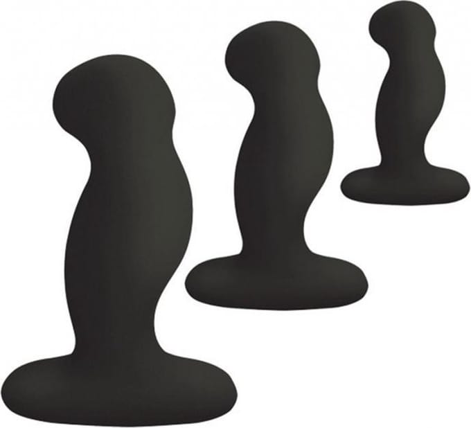 Nexus G-Play Trio - Buttplug set - Zwart