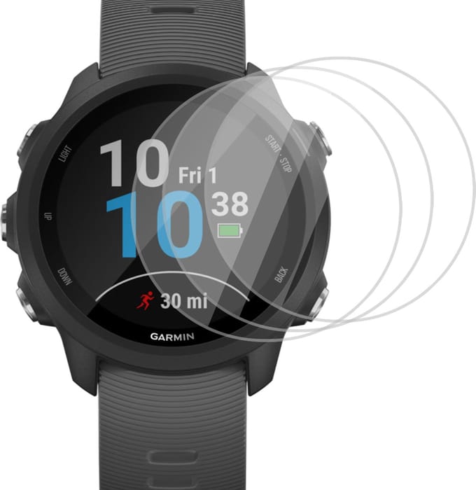 3x Screenprotector geschikt voor Garmin Forerunner 245 - Folie Screen Protector geschikt voor Garmin Forerunner 245