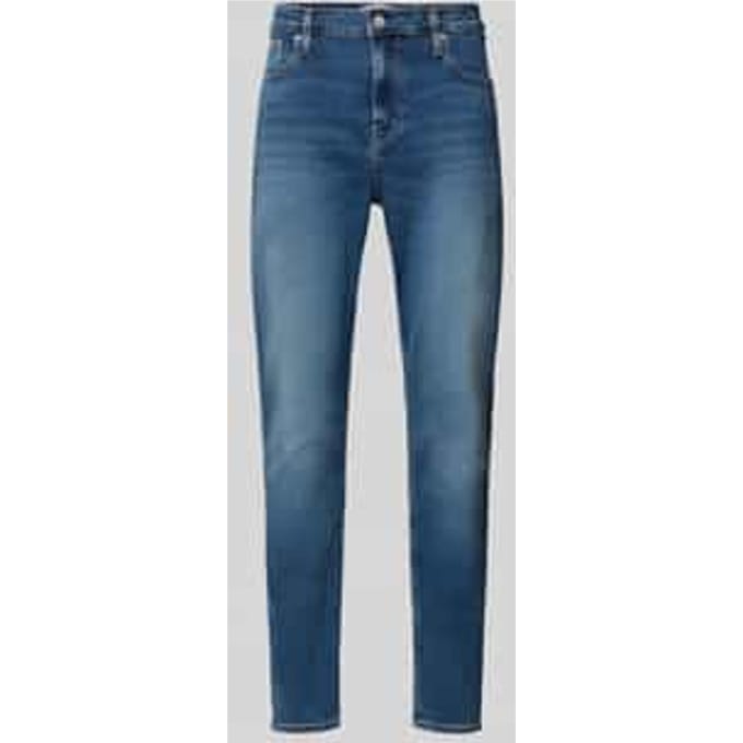 tapered fit jeans van mix van katoen en lyocell model 'AARJO TARPA'