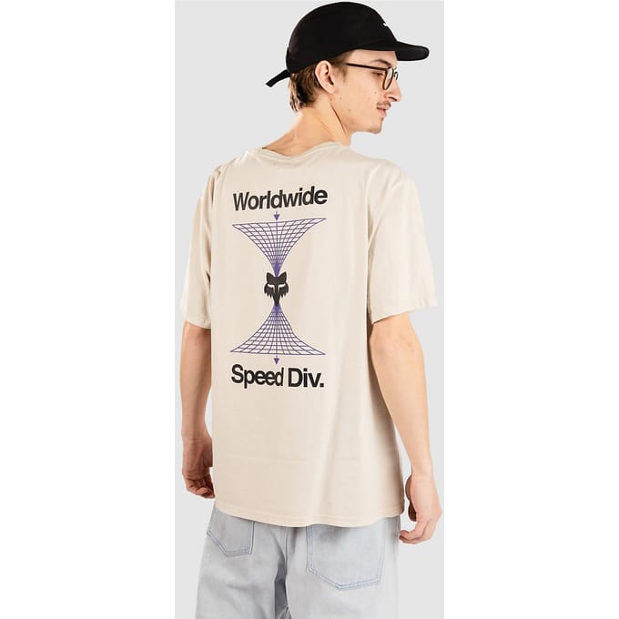 Fox Image Print 195 Original T-Shirt grijs