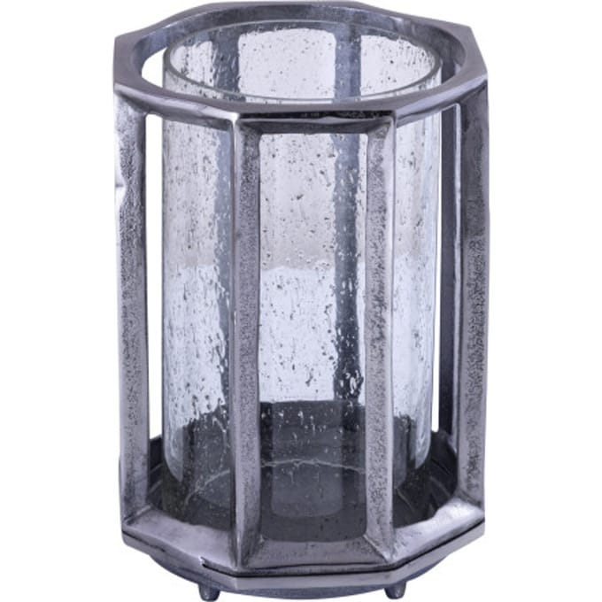 PTMD - Windlicht Connhal - Zwart - 20x20x27cm