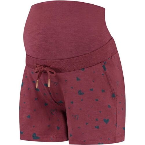 Prénatal zwangerschapspyjama short Dark Redshade M Dames