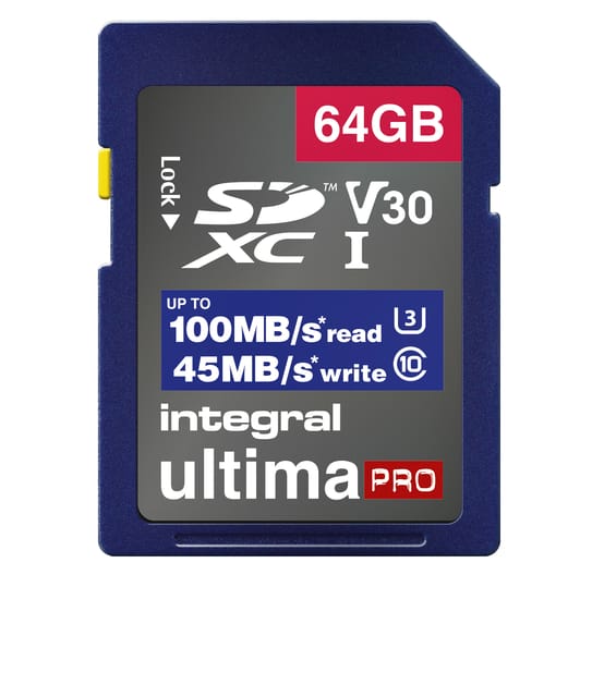 Speicherkarte Integral SDHC-XC 64GB