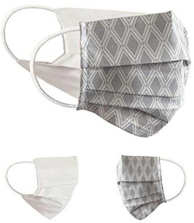 Omkeerbaar Katoenen Mondmasker Set van 2 - Unisex