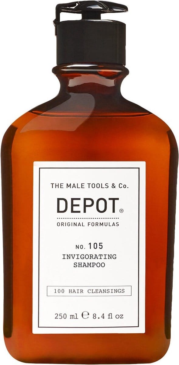 Depot 105 Invigorating Shampoo 250ml - Voor Verzwakt en breekbaar haar