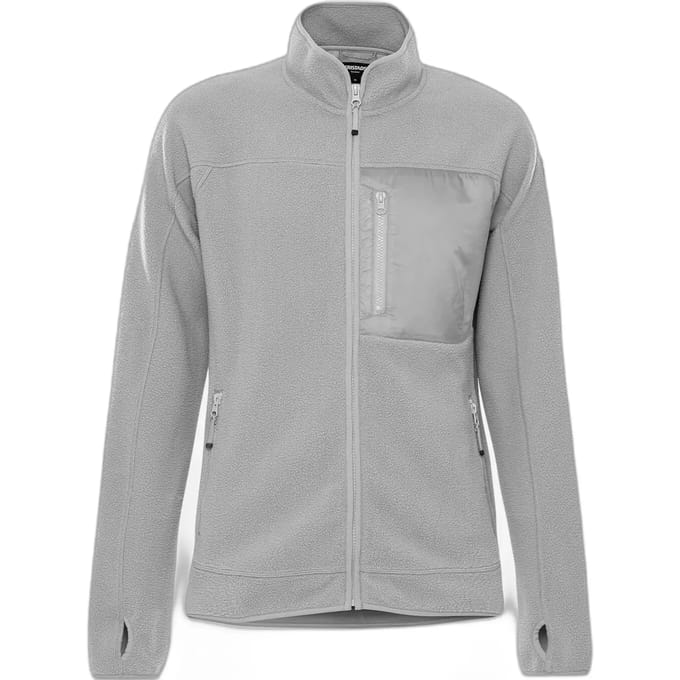 Fristads Argon micro fleecejack dames - Lichtgrijs - L