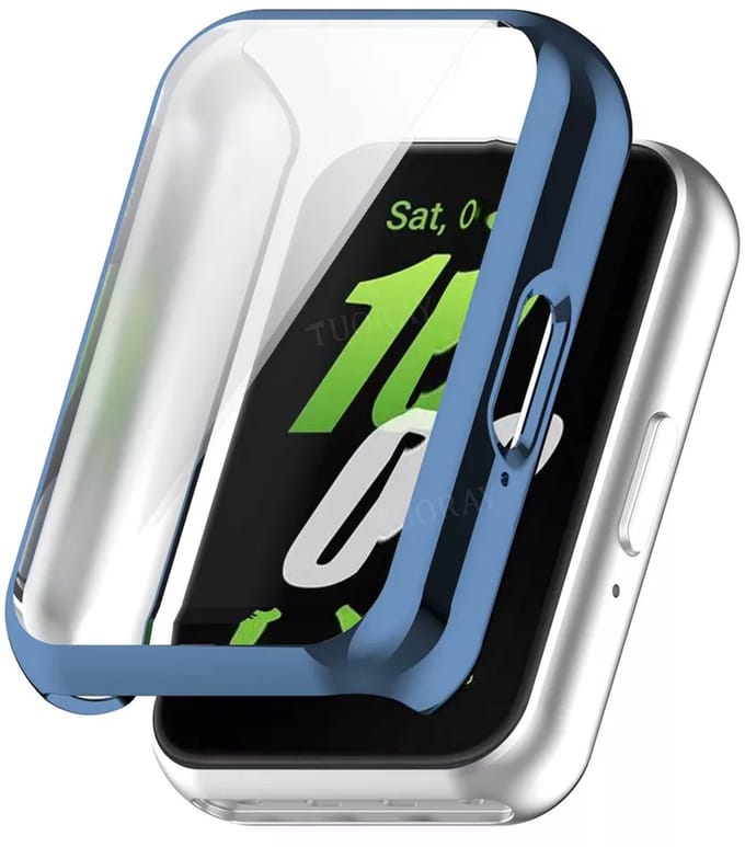 Strap-it Schokabsorberend TPU soft case hoesje - geschikt voor Samsung Galaxy Fit 3 (blauw)