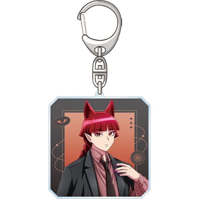 Mairimashita Iruma-kun Suzuki Iruma Asmodeus Alice Valac Clara Naberus Calego Azazel Ameri Acryl Sleutelhanger Tas hanger Cadeaus 6 cm gray