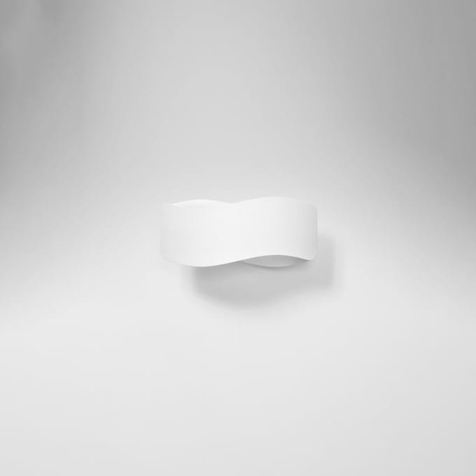 Wandlamp TILA 30 met strakke rechthoekige behuizing - Sollux Lighting - IP20 - Wit staal behuizing - 30 x 11 x 13 cm - 1 x G9 LED, exclusief lichtbron - Max. 8 W - Moderne wandlamp voor eetkamer, slaapkamer en hal
