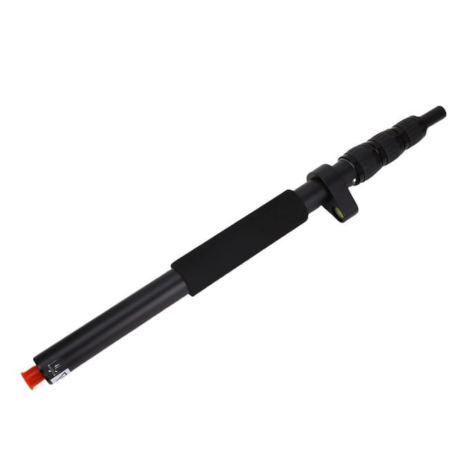 Telescopische GPS Rover Stang Aluminiumlegering Nauwkeurige Libel Stabiele Structuur 1.5m Landmeten RTK black