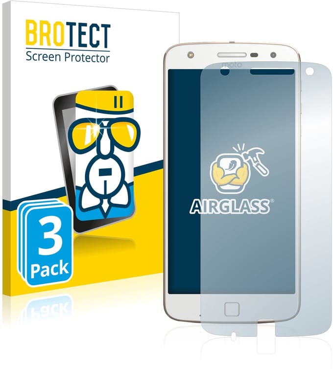 Screenprotector 3 Stuks voor Motorola Moto Z Play Beschermglas transparant