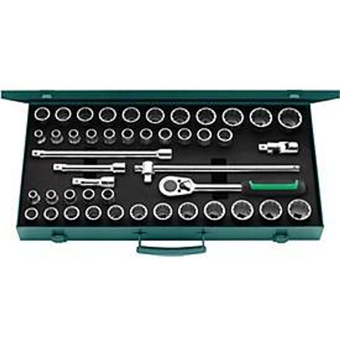 Dopsleutelset 50Ma/39/6 N, 45-delig, 1/2 inch, SW 10-13 mm, 3/8-1 1/4