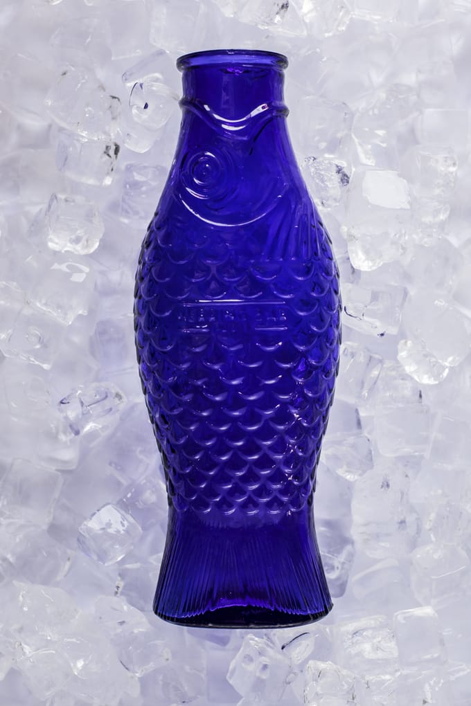 Serax - Paola Navone Fish & Fish - Karaf - Kobaltblauw - 85cl