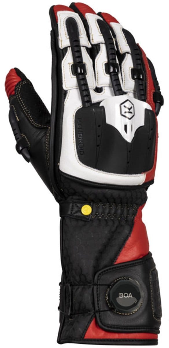 Knox Handschoenen Handroid MK5 Zwart Rood - Handschoen