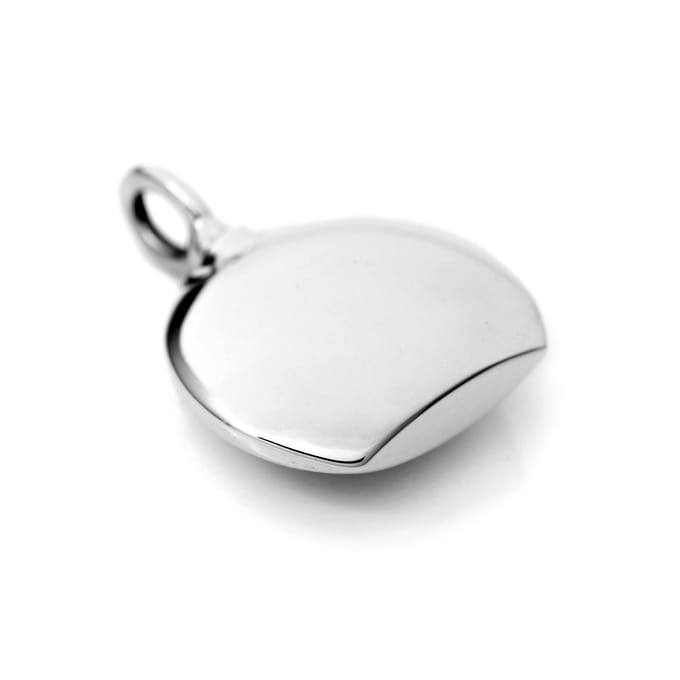 Ashanger zilver, model Fles. Met collier.