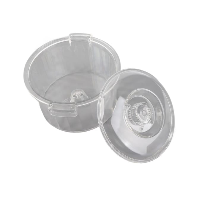 Plastic Polijst Trommel voor Magnetische Tumbler Polijstmachine Accessoire Sieradengereedschap white