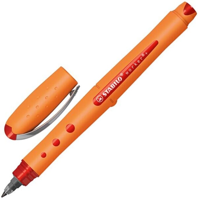Rollerpen STABILO worker 2018/40 medium rood