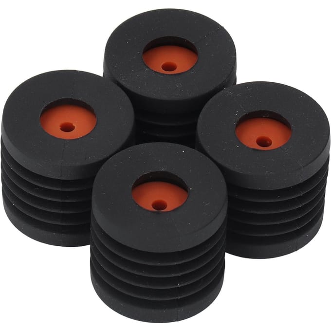 4PCS Pieds de Coussinets pour Imprimante 3D Coussinets de Pieds en Caoutchouc Antidérapants pour Imprimante pour Ender 3 3S 3 PRO 3 V2 5 6 black