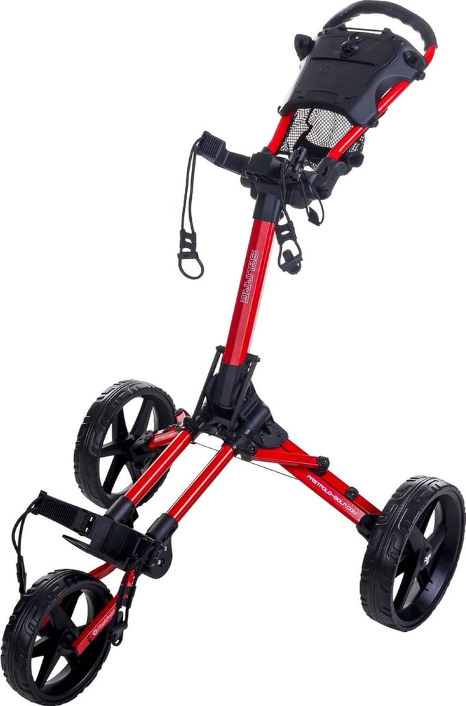 Fastfold Square trolley rood/zwart