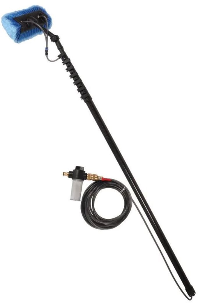 Talen Tools - Wasborstelset - Telescopisch - Incl. slang - Carbon - 175-900 cm