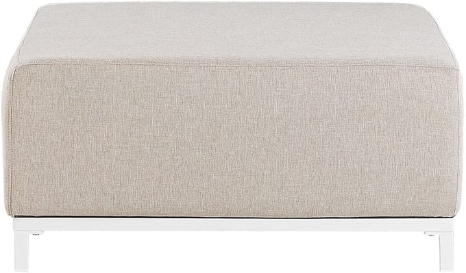 ROVIGO - Loungeset voor 5 - Beige/Wit - Polyester