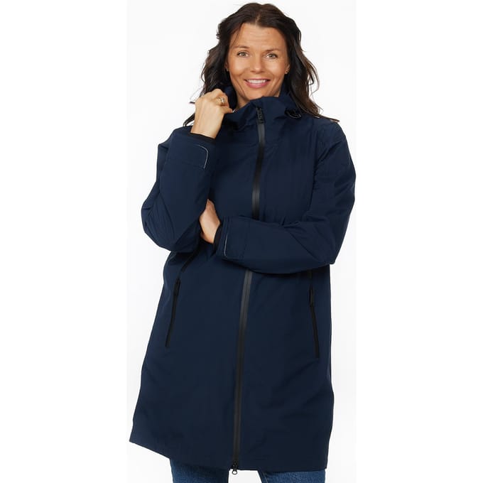 Denise Marineblauw Jas
