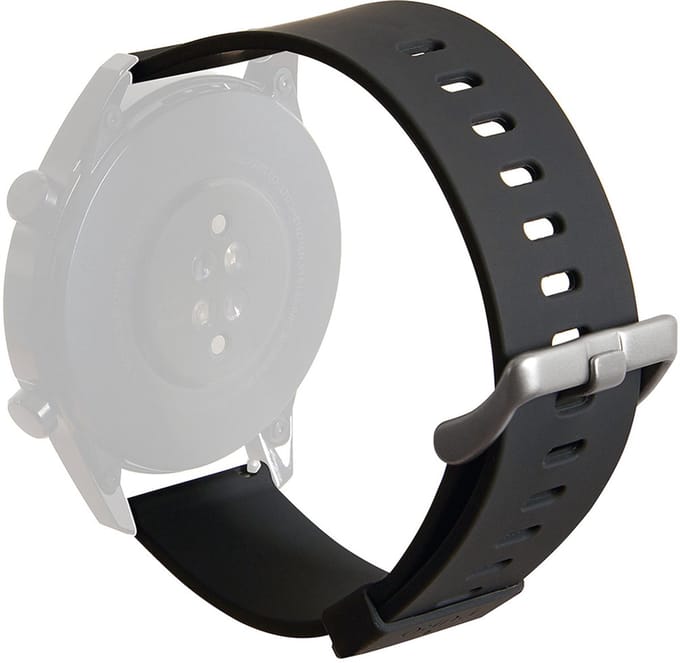 Puro, Icon siliconen band voor universeel 22 mm, Zwart