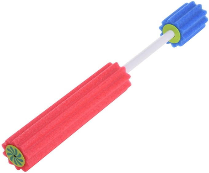 Free & Easy waterpistool spuit - foam pomp - lengte 30 cm - buiten speelgoed - water spuiten - spuiters