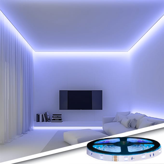 Led strip RGB - 2 meter - Basic - Complete set inclusief afstandsbediening - Led verlichting - Betaalbare accentverlichting