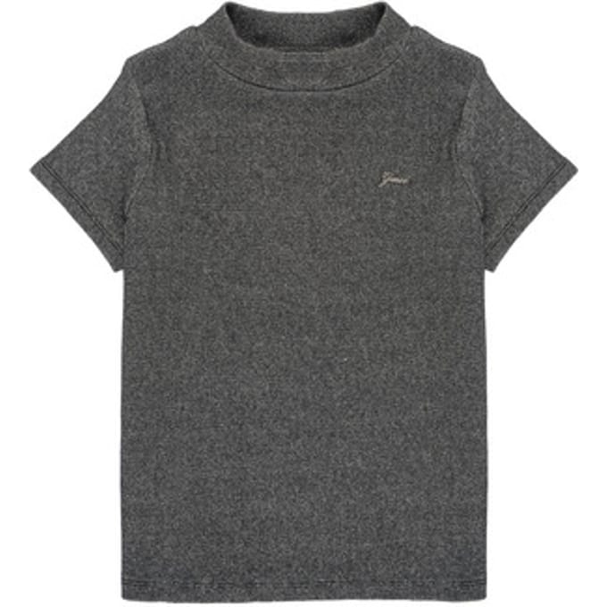Guess  T-shirt Korte Mouw RIB LUREX SS T-SHIRT