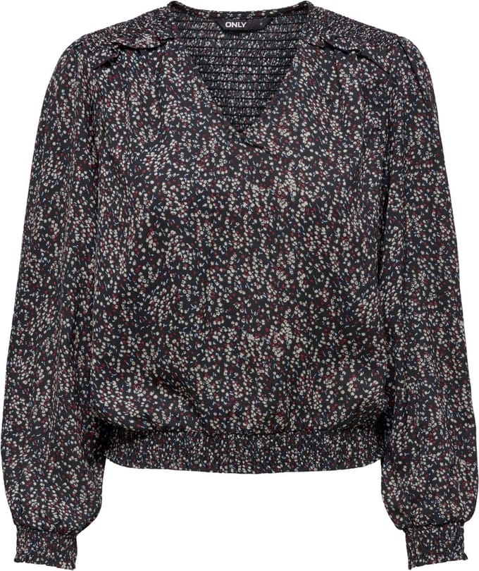 ONLY - ONLTIANA L/S SMOCK TOP WVN NOOS - Dames - Blouses
