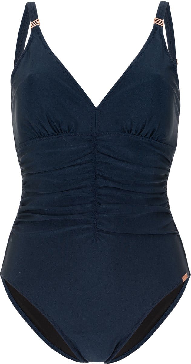 Pastunette Premium - Badpak - Azure Leafs - Blauw - Corrigerend - Maat 40C