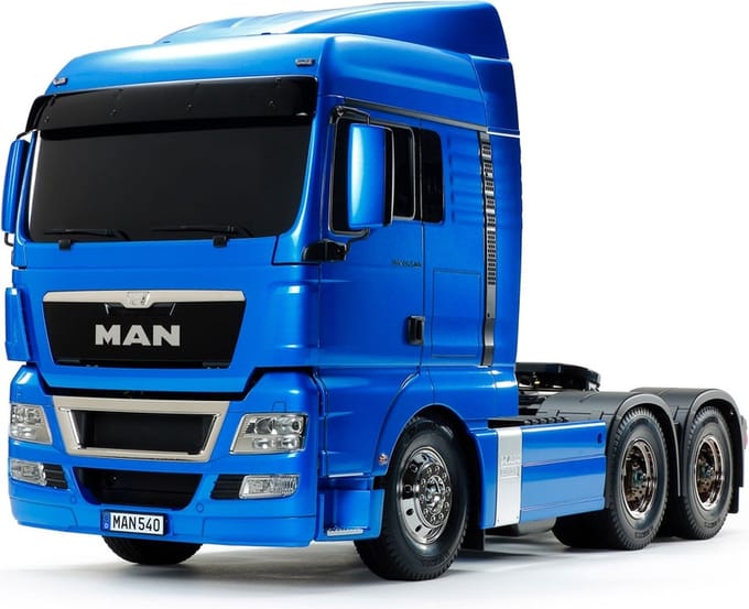 1:14 Tamiya 56370 RC MAN TGX 26.540 Truck 6X4 - Light Metallic Blue RC Plastic Modelbouwpakket
