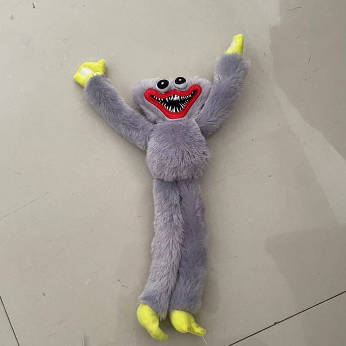 Poupée en Peluche Poupée Time Around Poupée Monstre Saucisse Poupée Monstre Rouge Bleu Poupée Diable Bleu Jouet en Peluche 100cm
