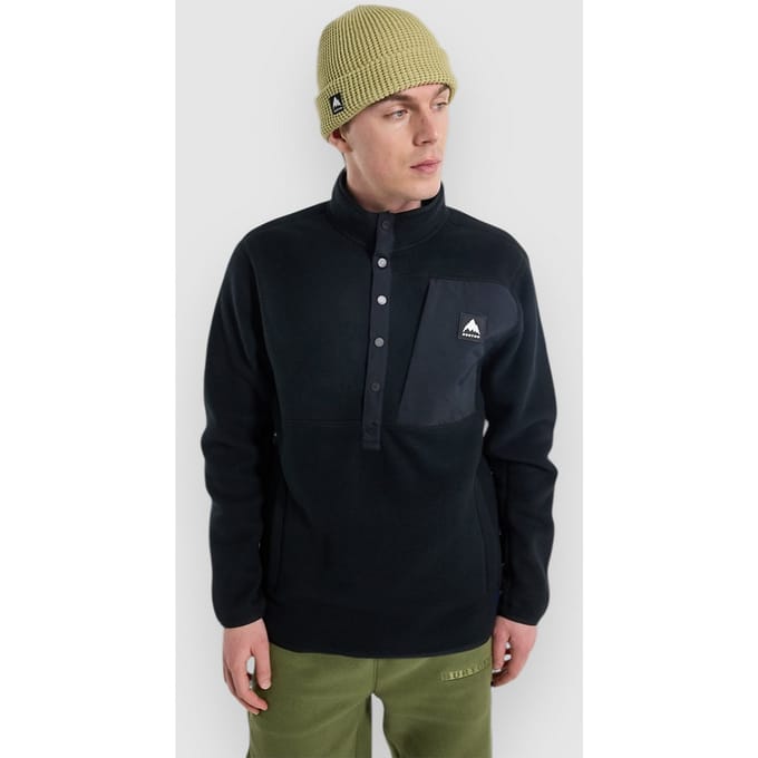 Burton Cinder Half-Zip Fleece Trui zwart