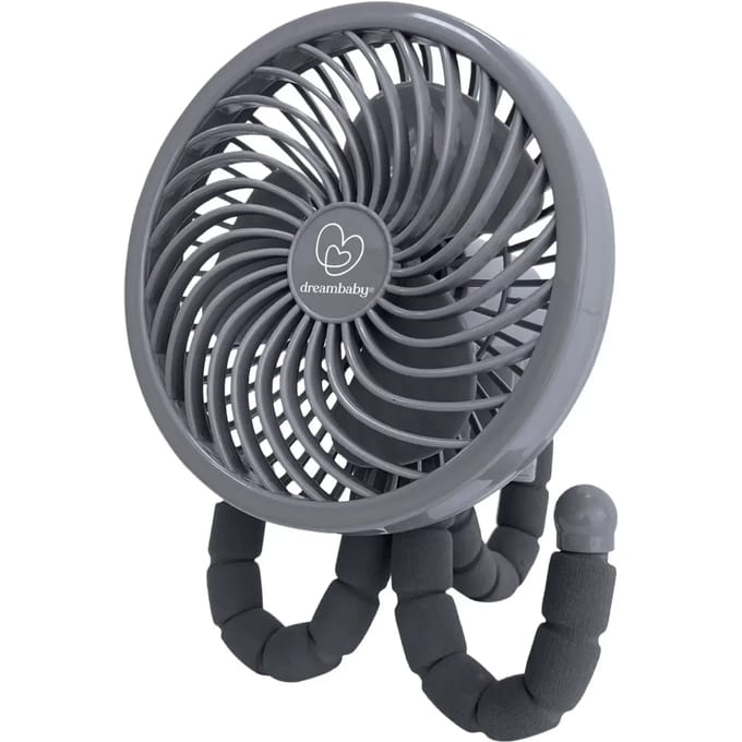 Dreambaby Smart-Grip Deluxe Ventilator | Grijs