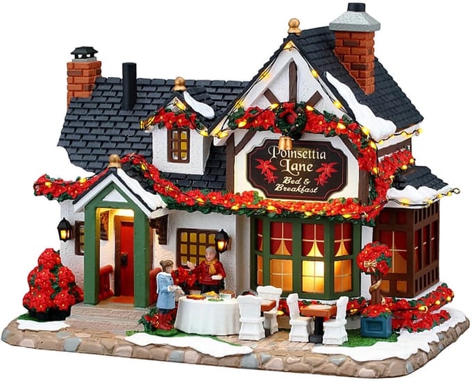 Lemax - Poinsettia Lane Bed & Breakfast