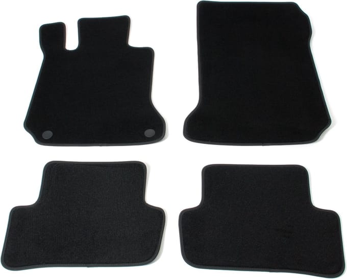Automatten voor Mercedes C-klasse W204 (2007-2014) - 4-delig - Velours